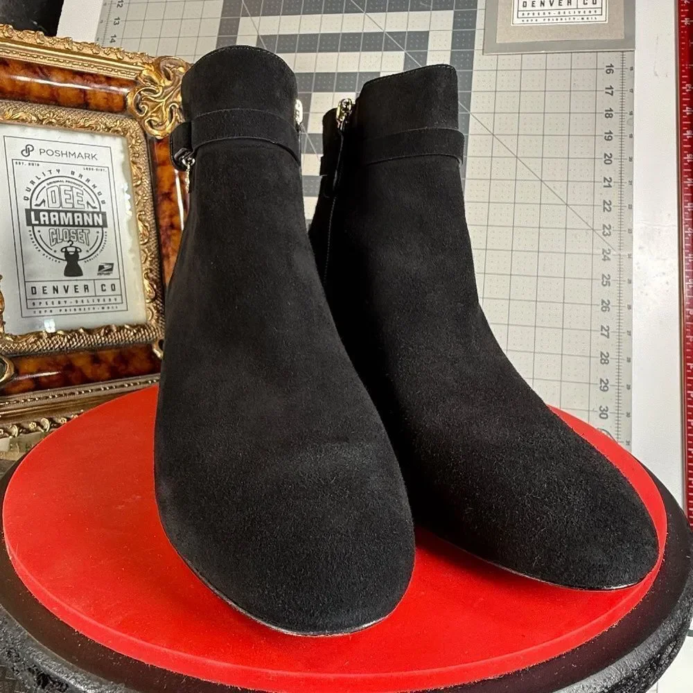 KATE SPADE ®  | DELINA BOOT | BLACK SUEDE | US-9.5B | XLNT |
